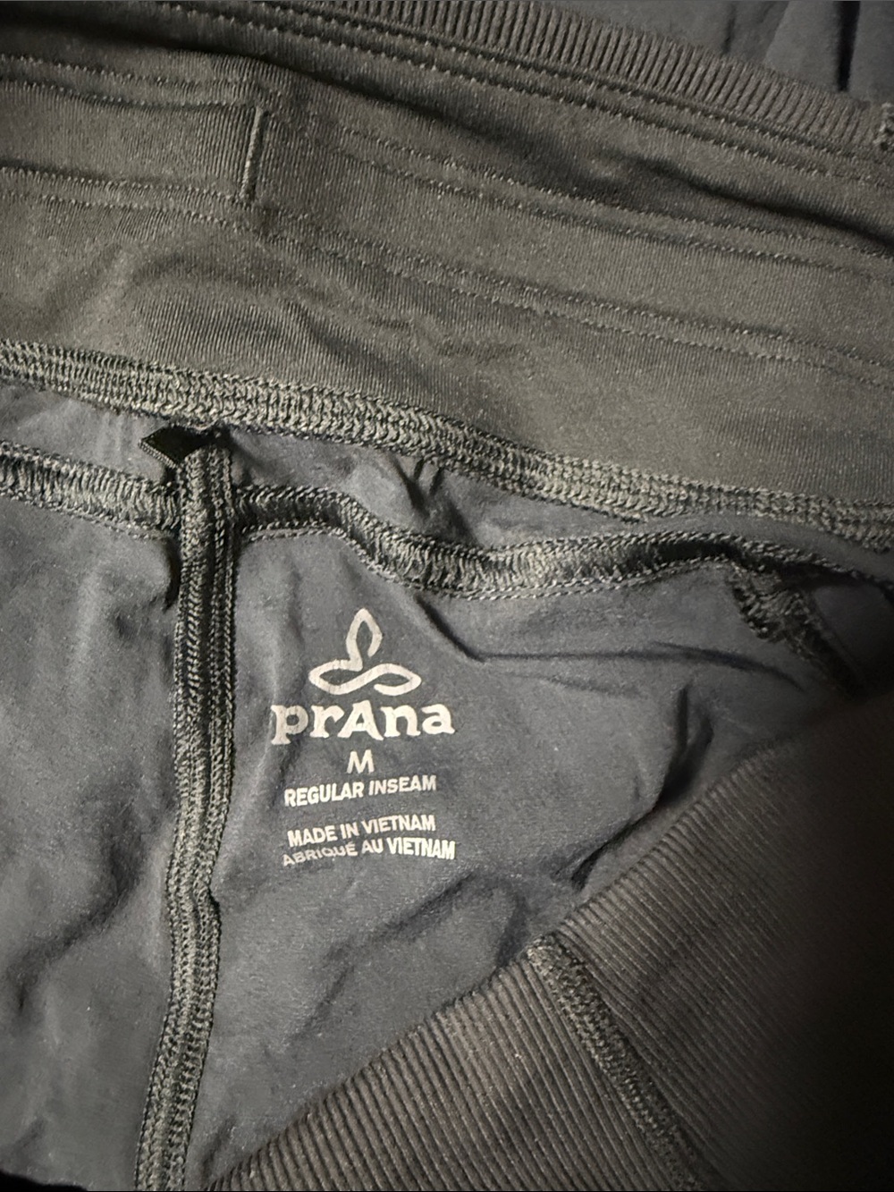 Prana Women's Black Track Pants - Picture 3 of 3